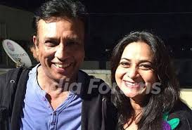 Manoj Verma with his wife Photo