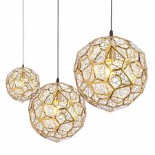 China Modern Nordic Lighting Fixtures Stainless Steel Metal Ball Gold Geometric Pendant Lamp Chandelier China Pendant Light Chadnelier Lighting