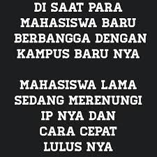 We did not find results for: Meme Kocak Perjuangan Skripsi Mahasiswa Tingkat Akhir