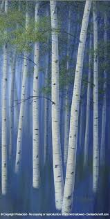Birch Tree Wall Art Canvas Aspen Trees Painting 4 Piece Canvas Wall Art Oversized Etsy Aspen Trees Painting Tree Painting Birch Tree Art