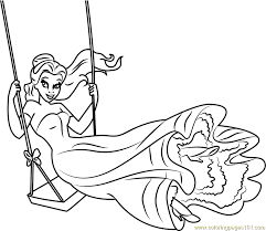 Walt disney did not just create animations films but many other films that has left an indelible impression on the audience's mind. Happy Princess Belle Coloring Page For Kids Free Beauty And The Beast Printable Coloring Pages Online For Kids Coloringpages101 Com Coloring Pages For Kids