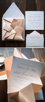 Unique Blush Origami Wedding Invitation By Penn Paperie Modern Invitation D Origami Wedding Invitations Trendy Wedding Invitations Wedding Invitation Design