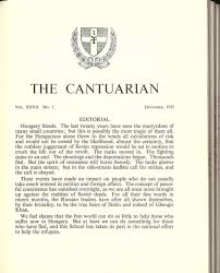 Height 43 cm, width 35 cm, depth. The Cantuarian December 1956 April 1958 By Oks Association The King S School Canterbury Issuu