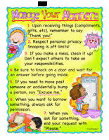 Values And Manners Theme Unit