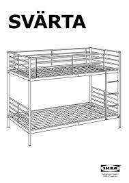 In quasi tutti i nostri letti a soppalco è possibile sistemare un materasso da 90 cm, una misura adatta per gli adolescenti, ma anche per la maggior parte degli adulti. Letto A Castello Ikea Svarta Istruzioni Montaggio