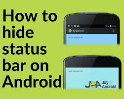 Obtén gratis super status bar en archivo.apk para samsung galaxy, htc, huawei, sony, . 2 Quick Ways To Hide Status Bar On Android Phone Without Root Joyofandroid Com