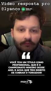 ⚫⚪🔥 REPERCUTIU NAS REDES: Bernardo Menezes, criador de conteúdo, postou em  suas redes sociais um vídeo em que destaca a 'cena patética' protagonizada  por Lyanco após 'mais um vexame', quando o ...