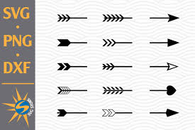 Made by jase march 10, 2017. Split Arrow Svg Png Dxf Digital Files Include 687877 Cut Files Design Bundles