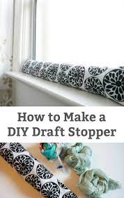 How To Make A Draft Stopper For A Window Or Door Draft Stopper Diy House Warming Gift Diy Diy Sewing Projects