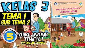 Kunci jawaban kelas 4 kunci jawaban kelas 4 semester 2 kunci jawaban kelas 4 revisi terbaru kunci jawaban kelas 4 revisi 2018 kunci. Tematik Kelas 3 Tema 1 Sub Tema 2 Pembelajaran 5 Kunci Jawaban Youtube