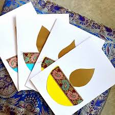 We made this gorgeous diwali card last year using paper scraps that we had lying at home. Ideas 16 Diwali Crafts For Kids