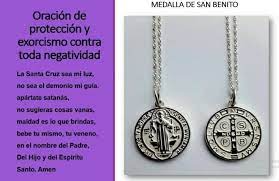 Oración para pedir la protección de san benito. Greyka Mistico La Medalla De San Benito Informes Facebook