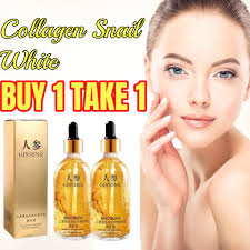 BUY 1 TAKE 1】Ginseng 24K Gold Polypeptide Anti-Wrinkle Essence Young  Looking Glass Skin Face Whitening Anti- Aging