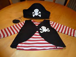 It's not easy to make a really convincing fake pirate boot, though you can get a pattern for spats and just make them really tall. Easy Homemade Pirate Costume For Kids Applegreen Cottage