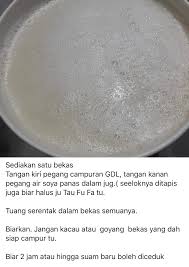 Anda akan diberikan resepi air soya yang berkualiti dan sedap. Tau Fu Fa Homemade Lembut Dan Sedap Bila Di Makan Sejuk Waktu Berbuka Mudah Aje Nak Buat Keluarga