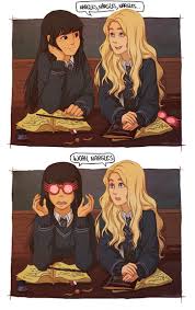 L Kalo Kamu Pake Kacamata Ini Bisa Liat Nargle Lhoo C Aih Masaaa Coba Kupake Oiya Bener Luna A Harry Potter Images Harry Potter Anime Harry Potter Fan Art