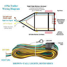 4 wire trailer cable with a pvc jacket and 4 conductors of general purpose primary wire inside. Wc 8655 Trailer Lights Wiring Diagram 4 Wire Free Diagram