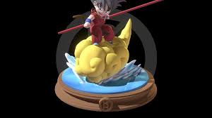 Goku Kid Kinton By Kevinheiwart 3d Model Kids Goku Dragon Ball Goku
