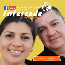 No olvides UNIRTE EN SU NUEVO HORARIO, al tiempo de INTERCESION POR LA  FAMILIA CHAVEZ, Carmen Vides de Chávez, Noe Chavez, misioneros en Paraguay.  Escucha sus actualizaciones y peticiones de oración en