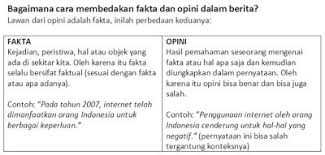 Jelaskan Yang Dimaksud Fakta Opini Dalam Teks Eksposisi Brainly Co Id
