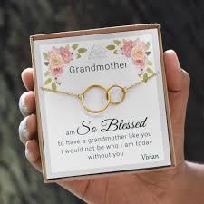 Birthday Gift Ideas For Grandma From Granddaughter Grandma And Granddaughter Sentiment Birthday Gift Granny Infinity Double Circle Charm In 2020 Unique Birthday Gifts Birthday Gifts For Grandma Unique Gifts For Sister