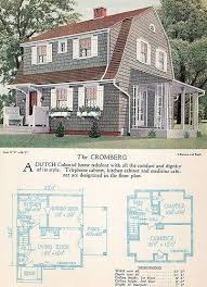 1928 Home Builders Catalog The Cromberg Dutch Colonial Homes Vintage House Plans Dutch Colonial