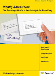 Eingeschriebene briefe müssen in jedem fall eine absenderadresse tragen. Richtig Adressieren Perfekt Adressieren Die Grundlage Fur Die Schnellstmogliche Zustellung Die Post Bringt Allen Was Was Pdf Kostenfreier Download