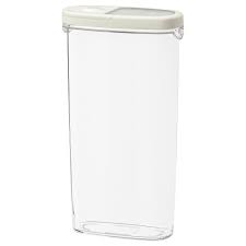 Ikea 365 Dry Food Jar With Lid Clear White Length 7 Width 3 Volume 2 Qt Find It Here Ikea Ikea 365 Food Jar Ikea