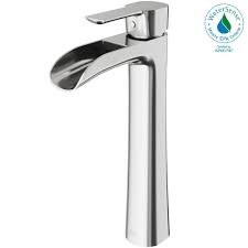 Vigo Niko Single Hole Single Handle Vessel Bathroom Faucet In Brushed Nickel Vg03024bn The Home Depot Bathroom Faucets Faucet Single Hole Bathroom Faucet