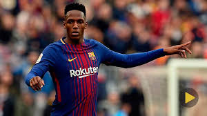 El colombiano yerry mina anotó gol en el barcelona vs. Yerry Mina Marks His First Goal With The Fc Barcelona And Dances It