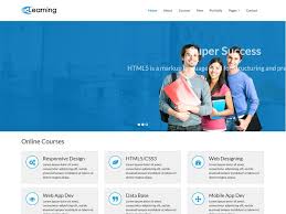 Elearning Education Free Bootstrap Web Template An Modern And Elegant Bootstrap Template The Templ Educational Websites Math Addition Worksheets Education