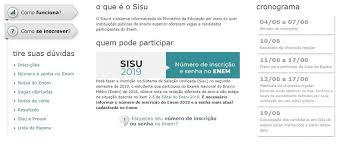 O resultado oficial do programa de seleção será divulgado após o término do prazo de inscrição. Sisu 2021 Inscricoes Vagas Resultado Notas