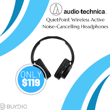 Audio Technica Noise Cancelling Headphones Ath Anc500bt Bk In 2020 Noise Cancelling Headphones Noise Cancelling Active Noise Cancellation
