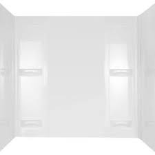 The first step is to it's easy to get that home depot basket up over a few hundred dollars, so much stuff is needed for a this will include moving exterior windows and doors to improve the flow and accommodate the new. Pro Series 60 In W X 57 In H Five Piece Glue Up Tub Surrounds In High Gloss White 40154 The Home Depot In 2021 Tub Surround Bathtub Walls Bathtub Wall Surround