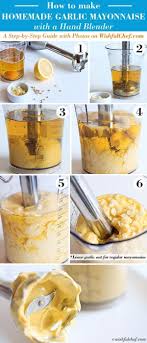 How To Make Homemade Garlic Mayo With A Hand Blender By Xiaogege Recipes Homemade Condiments Garlic Mayo