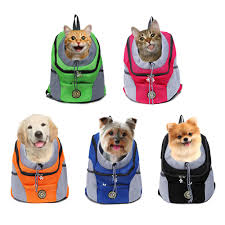 Pet Kedi Kopek On Sirt Cantasi Tasiyici Seyahat Cantasi Kucuk Kopekler Icin Orgu Nefes Tasima Omuz Paketi Kopek Acik Malzemeleri Kopek Tasiyicilari Aliexpress