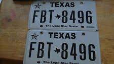 Vintage License Plate Pair Texas No Date Rat Rod Antique License Plate Vintage License Plates License Plate Plates