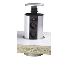 Bloc Encastrable Filaire 4 Prises Aluminium Lexman Leroy Merlin Bloc Plan De Travail Prises