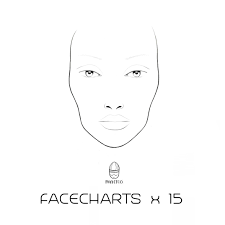 face chart makeup chart paper mac face chart ebay face chart