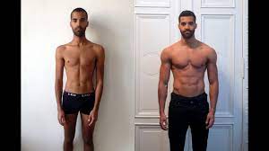 If you're entirely new to training and jump right into a proper diet and workout routine, you can probably gain about 2 to 3 pounds of muscle mass in one month. Gym Muscle Gain Body Transformation Captain America With Freeletics Gym Youtube