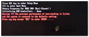 Highlight hard disk boot priority area simply check or reset your bootable hard disk on top of the boot device list. Fix Overclocking Failed Error Message During Boot Appuals Com