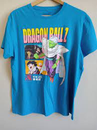 Dragon Ball Z Men's Large Blue Piccolo Graphic Print Short Sleeve T- Shirt | eBay