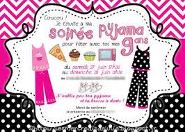 Soiree Pyjama Soiree Pyjama Carte Anniversaire Carte Anniversaire A Imprimer