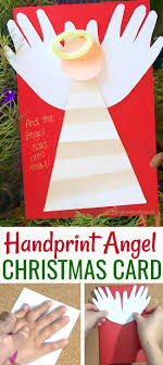 Start with our homemade christmas card ideas, which use colored paper, sequins, lace, buttons, and more to create a special holiday greeting to send to friends and family. Handprint Angel Kid Made Christmas Card The Soccer Mom Blog
