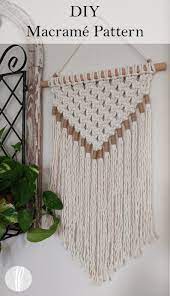 For a very simple way to start, they offer a macrame wall hanging kit for $36 and a macrame plant hanger kit for $36 that includes everything you need to complete your. Diy Macrame Pattern Wall Tapestry Pattern Free Tutorial Etsy Diy Tapestry Macrame Patterns Macrame Plant Hanger Patterns