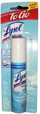 2 Lysol To Go Disinfectant Spray Crisp Linen 1oz Mini Travel Size New In Stock Free Shipping Travel Size Products Disinfectant Spray Lysol