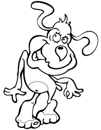 Fun & easy to print. This Hilarious Dog Acting Like Crazy Coloring Page Download Print Online Coloring Pages For Free Color Nimbus