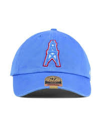 Nfl collection houston oilers basic 59fifty fitted. 47 Brand Houston Oilers Franchise Cap In Blue For Men Lyst