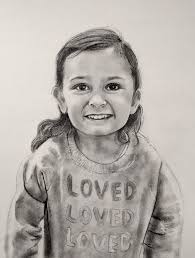 Alia . Graphite pencil