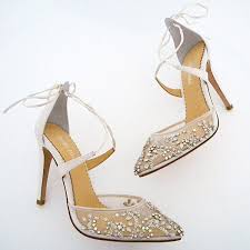 Florence Crystal Beaded Wedding Shoes Wedding Shoes Lace Bridal Shoes Ivory Bridal Shoes
